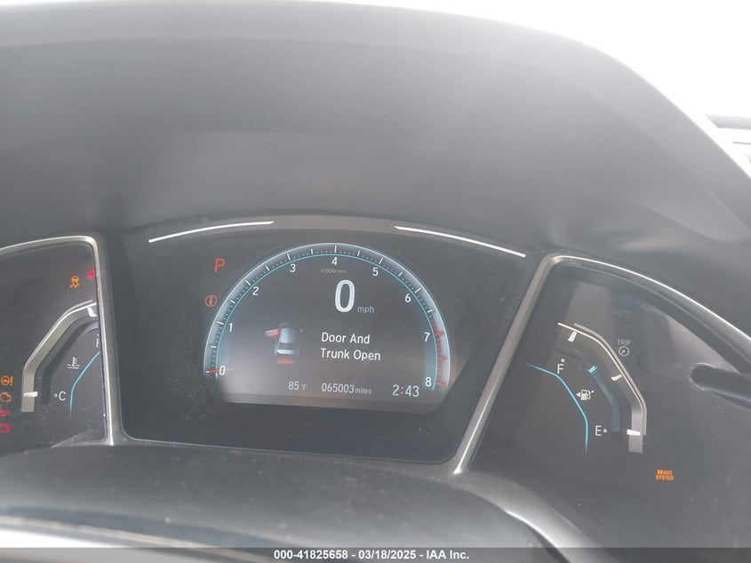 2017 HONDA CIVIC VIN: 19XFC2F7XHE031812