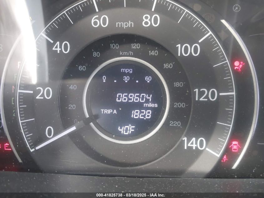 2012 Honda Cr-V Ex-L VIN: 5J6RM3H76CL032964 Lot: 41825738