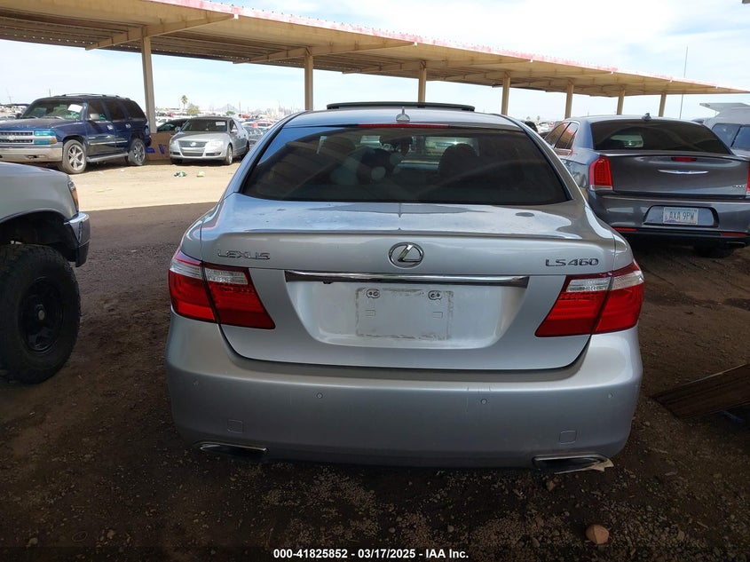 2009 LEXUS LS 460 VIN: JTHBL46F895091293
