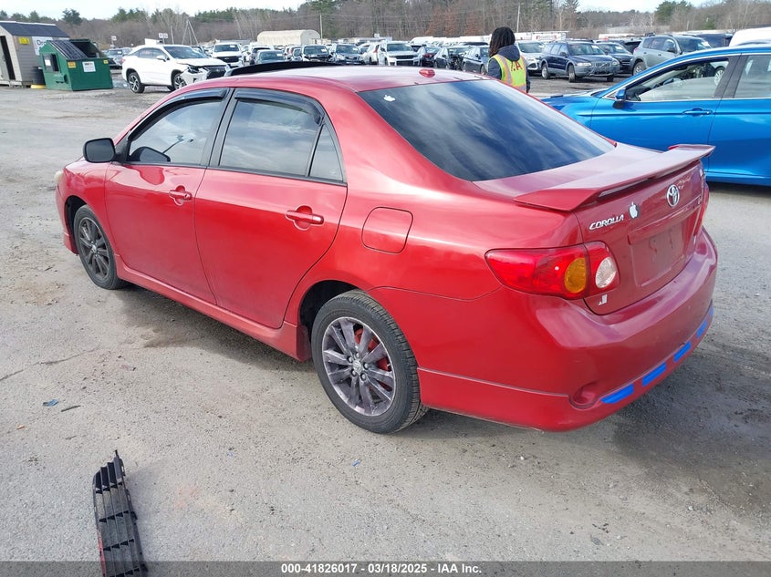 2009 TOYOTA COROLLA VIN: 2T1BU40E89C009936