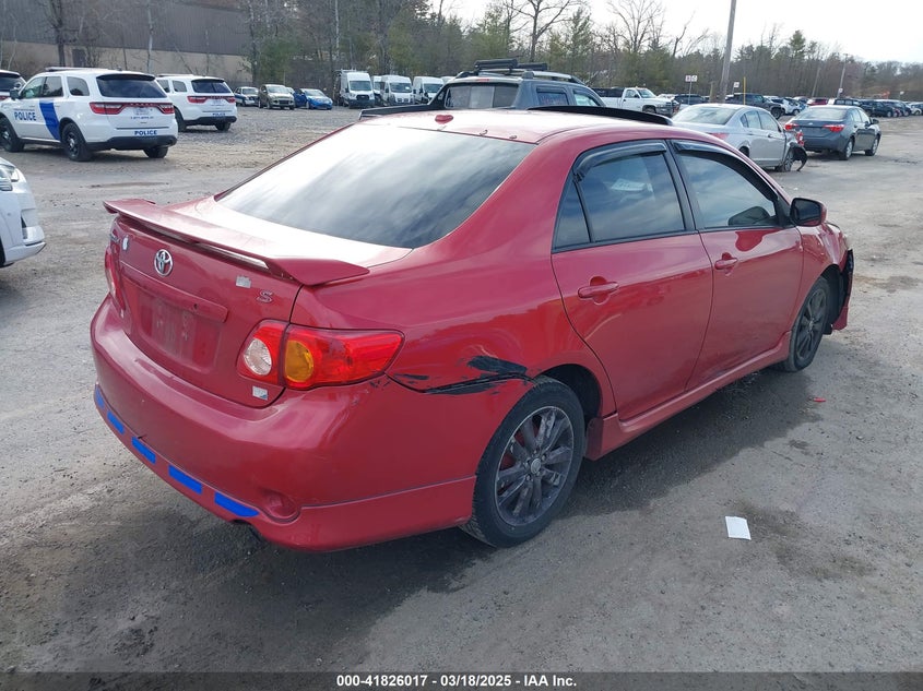 2009 TOYOTA COROLLA VIN: 2T1BU40E89C009936