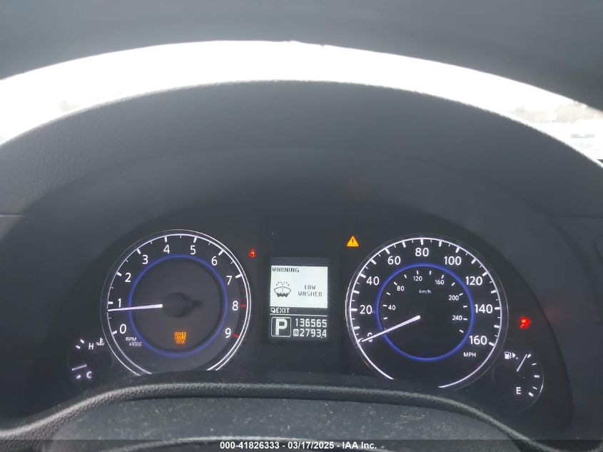 2012 Infiniti G37X VIN: JN1CV6EL8CM471866 Lot: 41826333