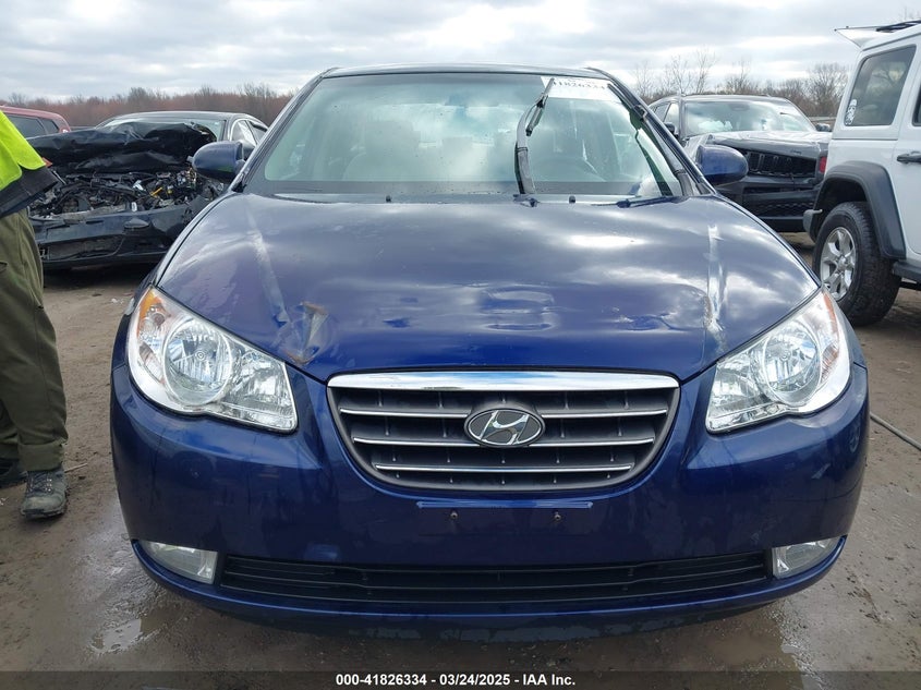 2007 HYUNDAI ELANTRA VIN: KMHDU46D47U091120
