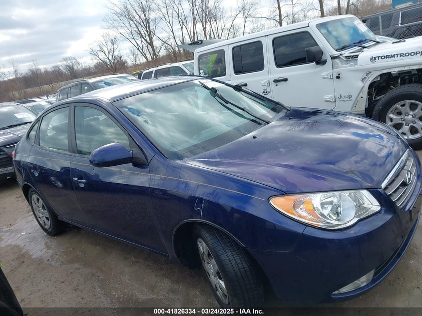 2007 HYUNDAI ELANTRA VIN: KMHDU46D47U091120