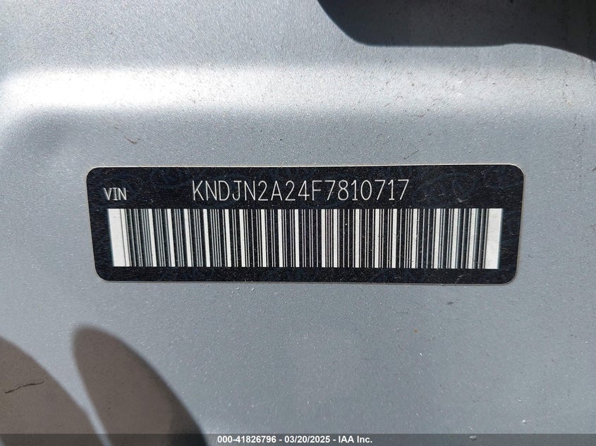 2015 KIA SOUL VIN: KNDJN2A24F7810717