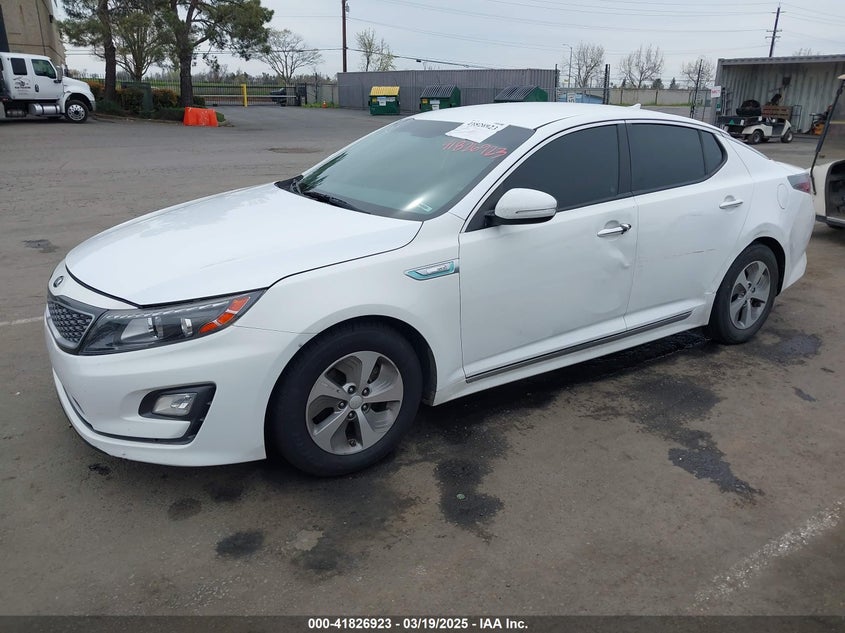 2016 KIA OPTIMA HYBRID VIN: KNAGM4AD2G5094596