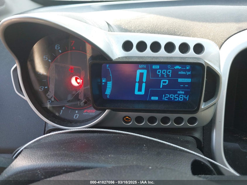 2015 CHEVROLET SONIC VIN: 1G1JG5SB9F4129375