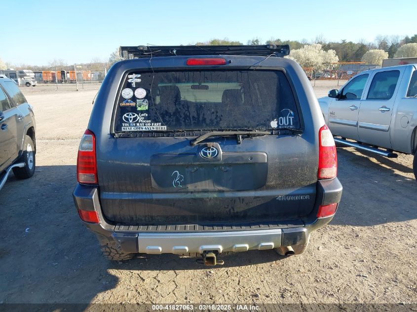 2005 Toyota 4Runner Sr5 Sport V6 VIN: JTEBU14R358031145 Lot: 41827063