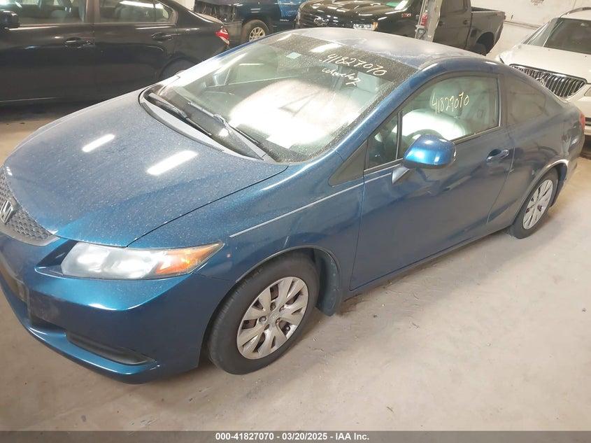 2012 HONDA CIVIC VIN: 2HGFG3B53CH524163