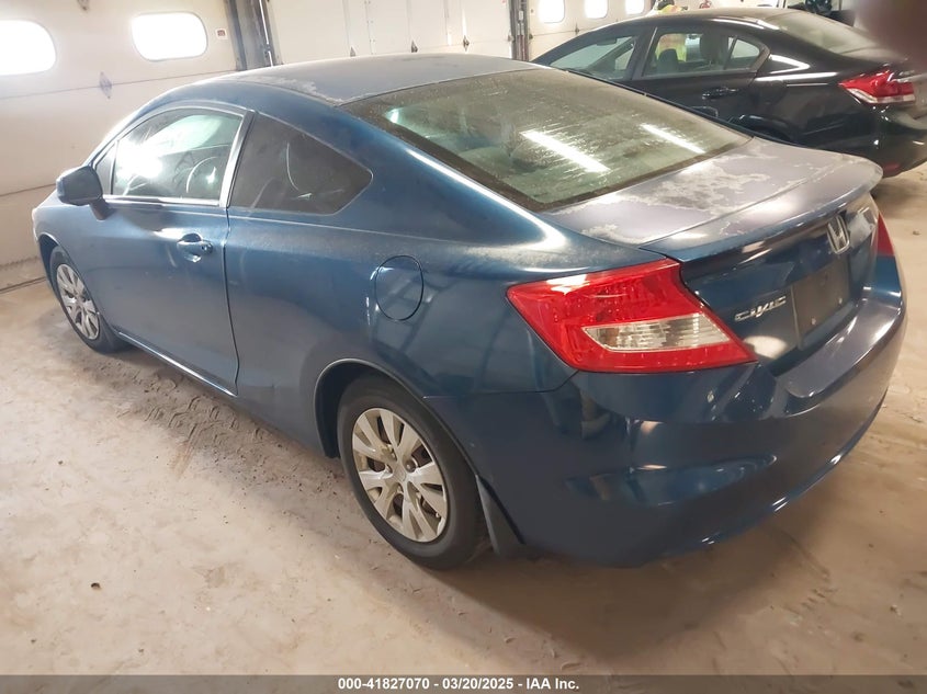 2012 HONDA CIVIC VIN: 2HGFG3B53CH524163