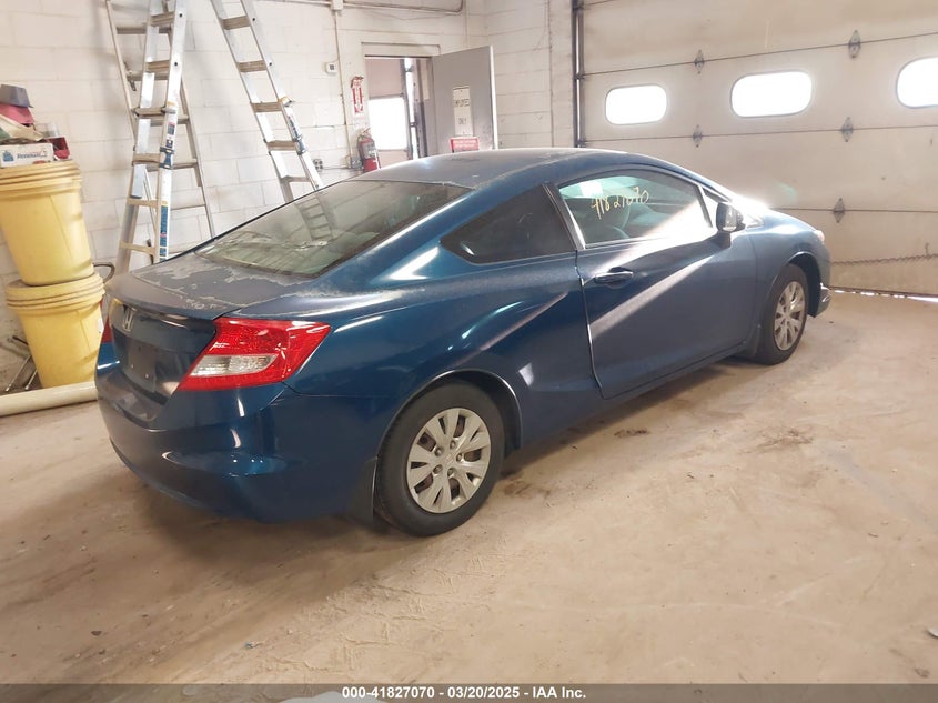 2012 HONDA CIVIC VIN: 2HGFG3B53CH524163