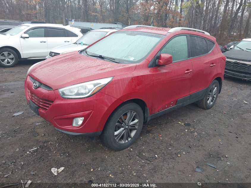 2014 HYUNDAI TUCSON VIN: KM8JU3AG0EU871658