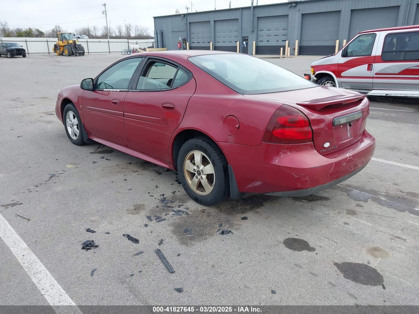 2006 PONTIAC GRAND PRIX VIN: 2G2WP552861125066