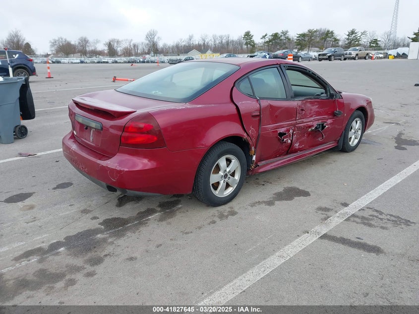 2006 PONTIAC GRAND PRIX VIN: 2G2WP552861125066