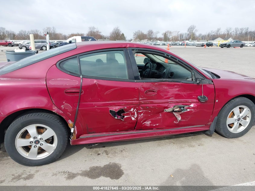 2006 PONTIAC GRAND PRIX VIN: 2G2WP552861125066
