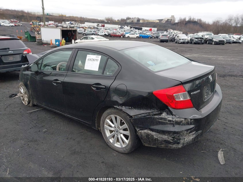 2012 HONDA CIVIC VIN: 19XFB2F82CE365076