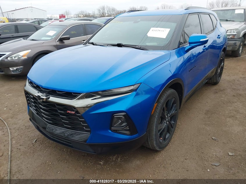 2020 CHEVROLET BLAZER VIN: 3GNKBERS9LS539578