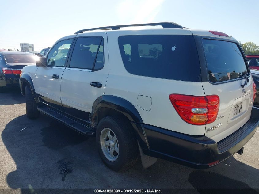 2003 Toyota Sequoia VIN: 5PDZT34A43S176408 Lot: 41828399