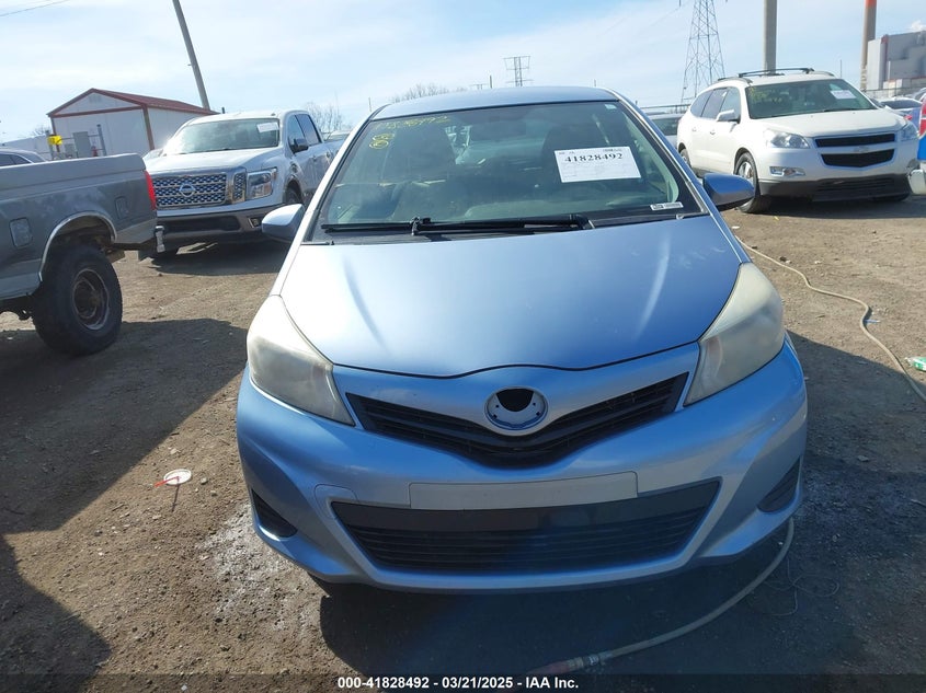 2013 TOYOTA YARIS VIN: JTDKTUD39DD542322