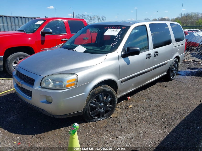 2008 CHEVROLET UPLANDER VIN: 1GNDV23W48D196793
