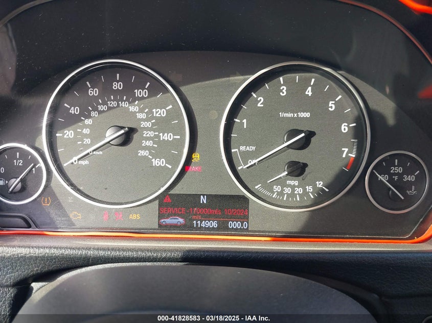 2012 BMW 328I VIN: WBA3A5C56CF348561