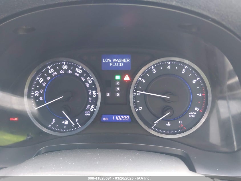2011 LEXUS IS 250 VIN: JTHBF5C24B5132054