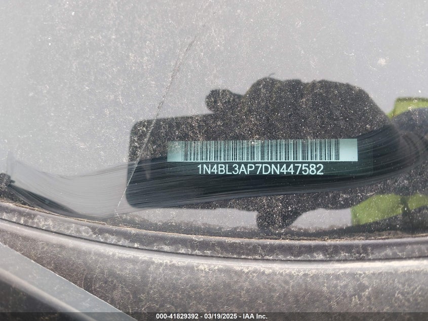 2013 NISSAN ALTIMA VIN: 1N4BL3AP7DN447582