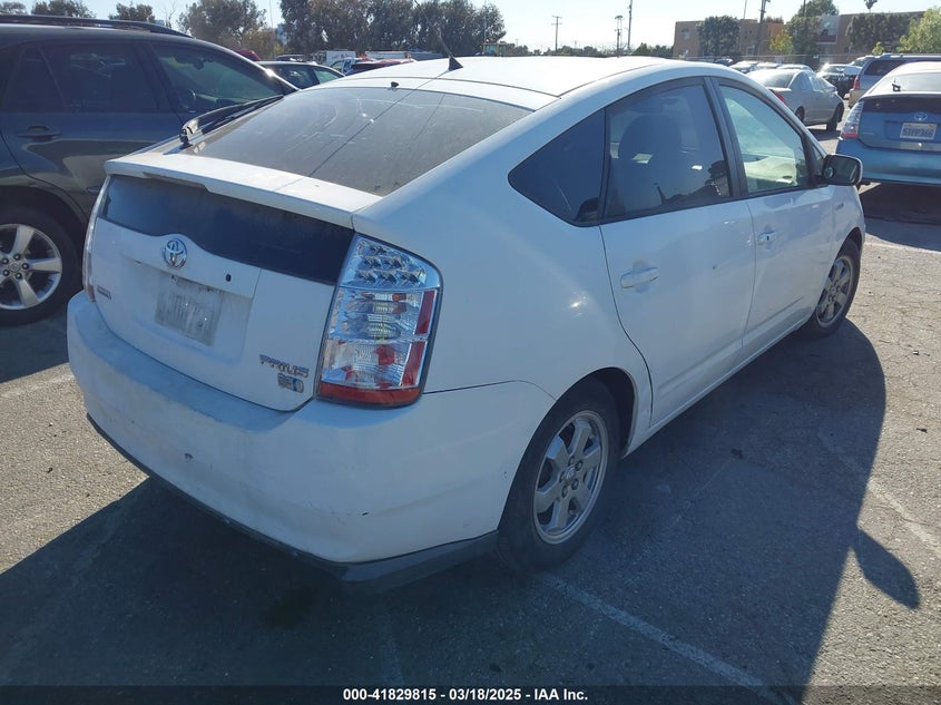 2006 TOYOTA PRIUS VIN: JTDKB20U763186404