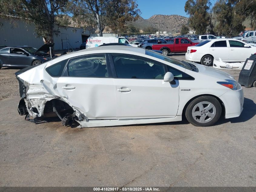 2011 Toyota Prius Four VIN: JTDKN3DU6B0270121 Lot: 41829817