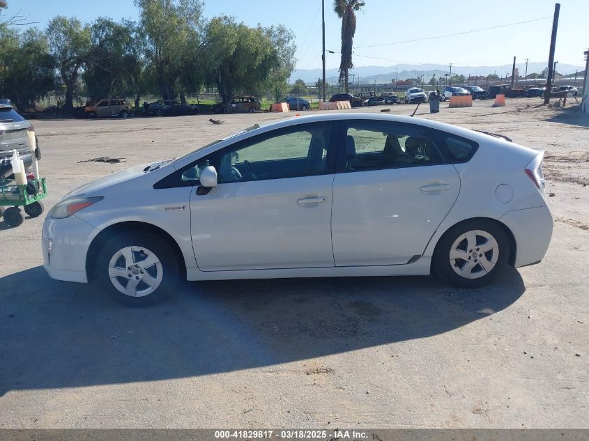 2011 Toyota Prius Four VIN: JTDKN3DU6B0270121 Lot: 41829817