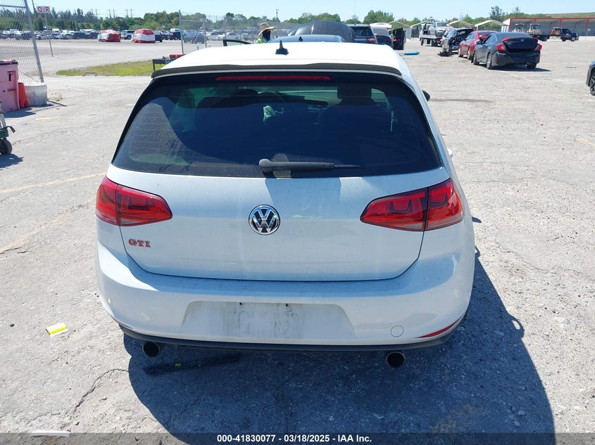 2017 VOLKSWAGEN GOLF GTI AUTOBAHN 4-DOOR/S 4-DOOR/SE 4-DOOR/SPORT 4-DOOR - 3VW447AU2HM020448