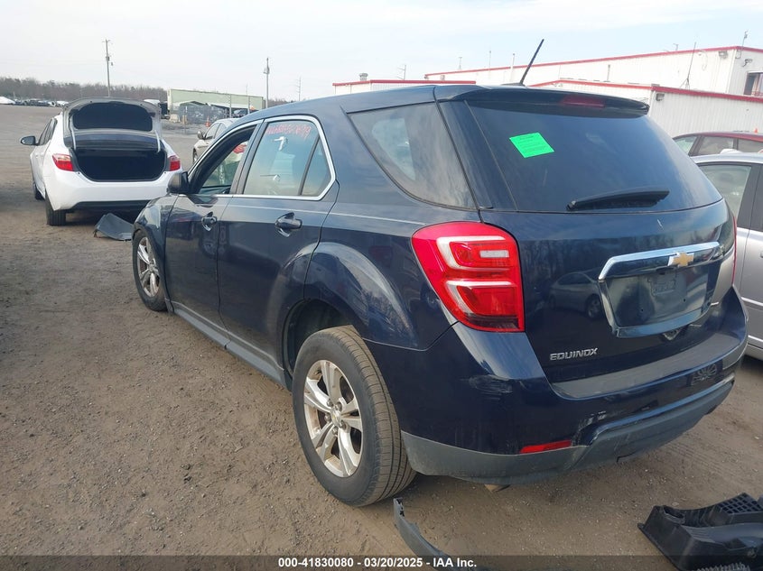 2017 CHEVROLET EQUINOX VIN: 2GNALBEK7H1555570