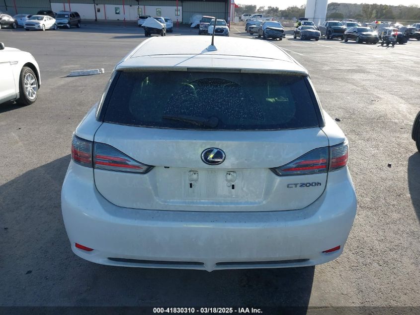 2012 Lexus Ct 200H Premium VIN: JTHKD5BH2C2096511 Lot: 41830310