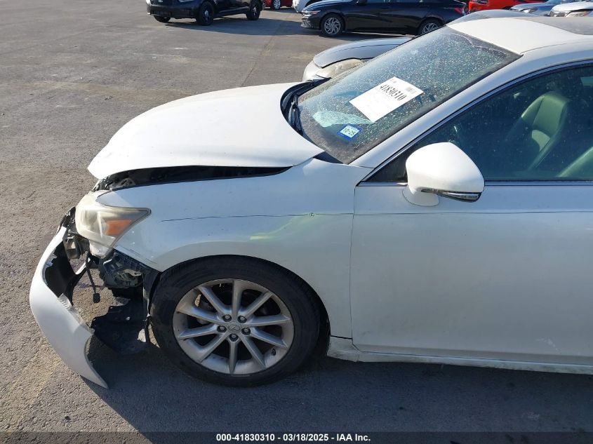 2012 Lexus Ct 200H Premium VIN: JTHKD5BH2C2096511 Lot: 41830310