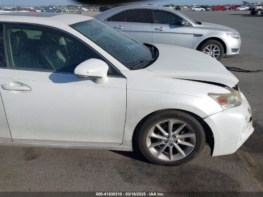 2012 Lexus Ct 200H Premium VIN: JTHKD5BH2C2096511 Lot: 41830310