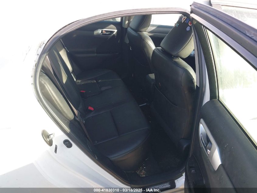 2012 Lexus Ct 200H Premium VIN: JTHKD5BH2C2096511 Lot: 41830310