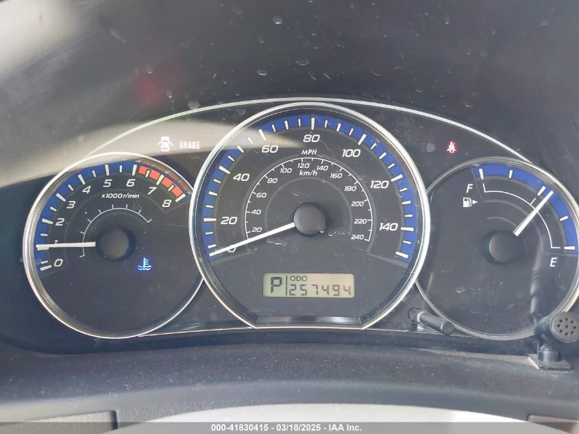 2010 Subaru Forester 2.5X Premium VIN: JF2SH6CC8AH756898 Lot: 41830415