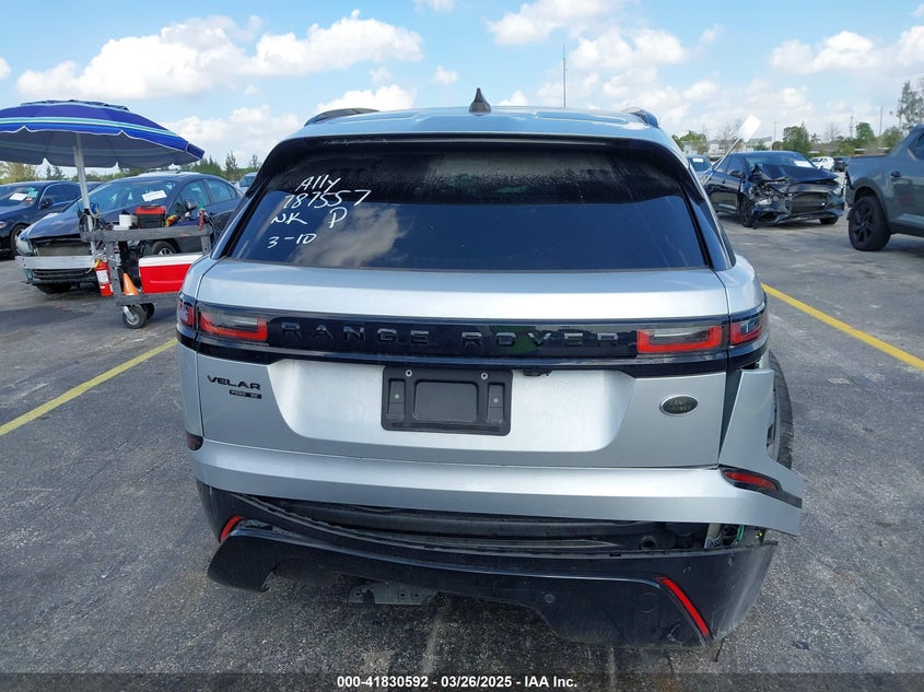 2019 Land Rover Range Rover Velar P250 R-Dynamic Se VIN: SALYL2EX1KA787557 Lot: 41830592