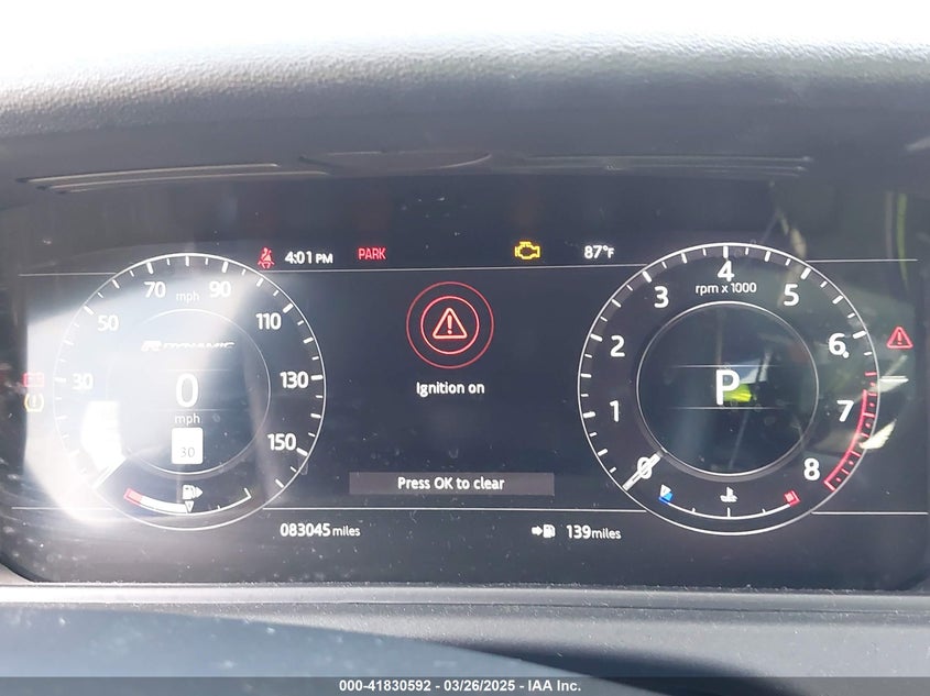 2019 Land Rover Range Rover Velar P250 R-Dynamic Se VIN: SALYL2EX1KA787557 Lot: 41830592