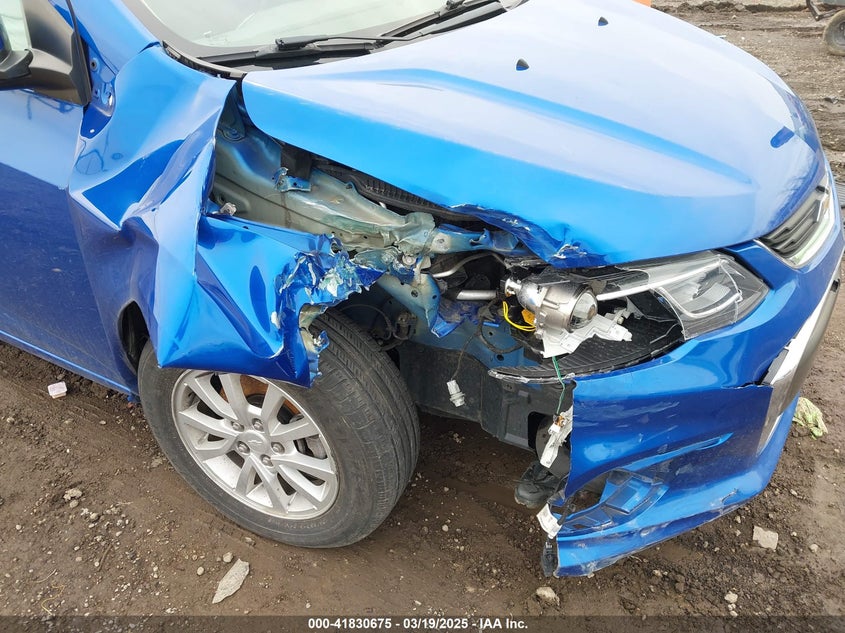 2019 CHEVROLET SONIC VIN: 1G1JD5SB6K4133404