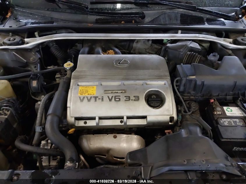 2005 Lexus Es 330 VIN: JTHBA30G355080827 Lot: 41830726