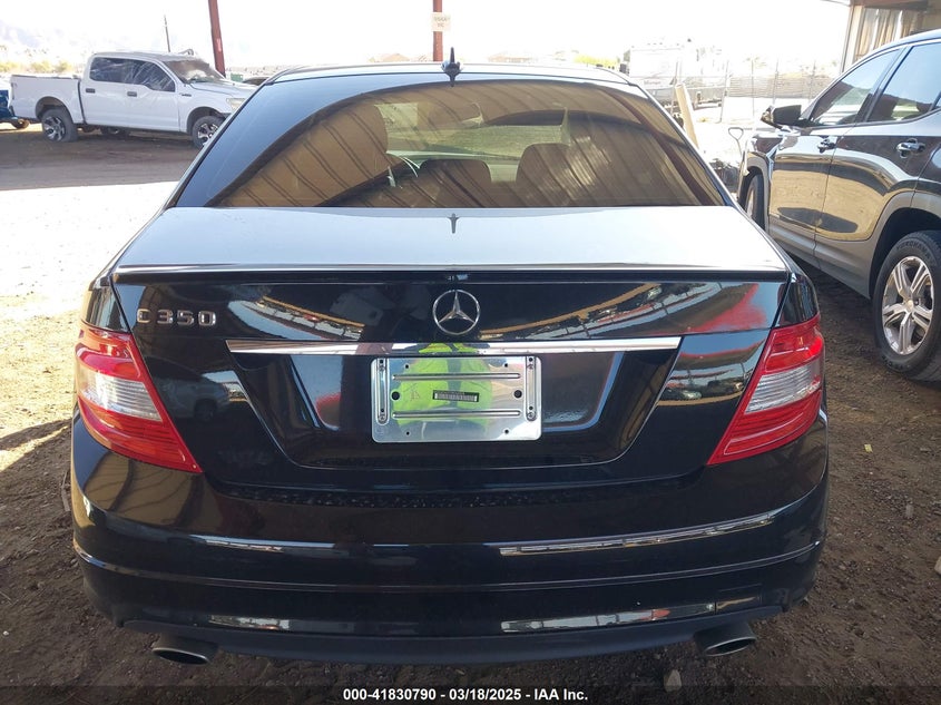 2009 MERCEDES-BENZ C 350 VIN: WDDGF56X99R068598