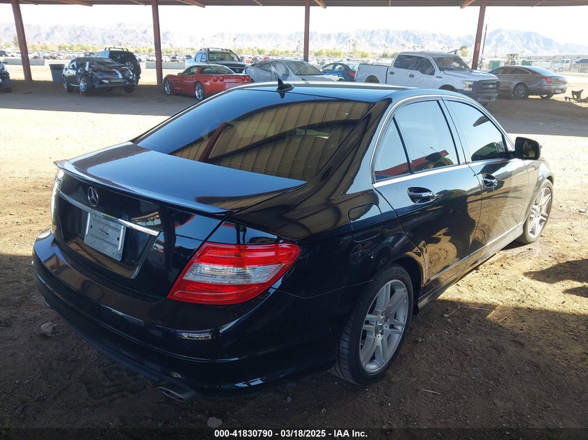2009 MERCEDES-BENZ C 350 VIN: WDDGF56X99R068598