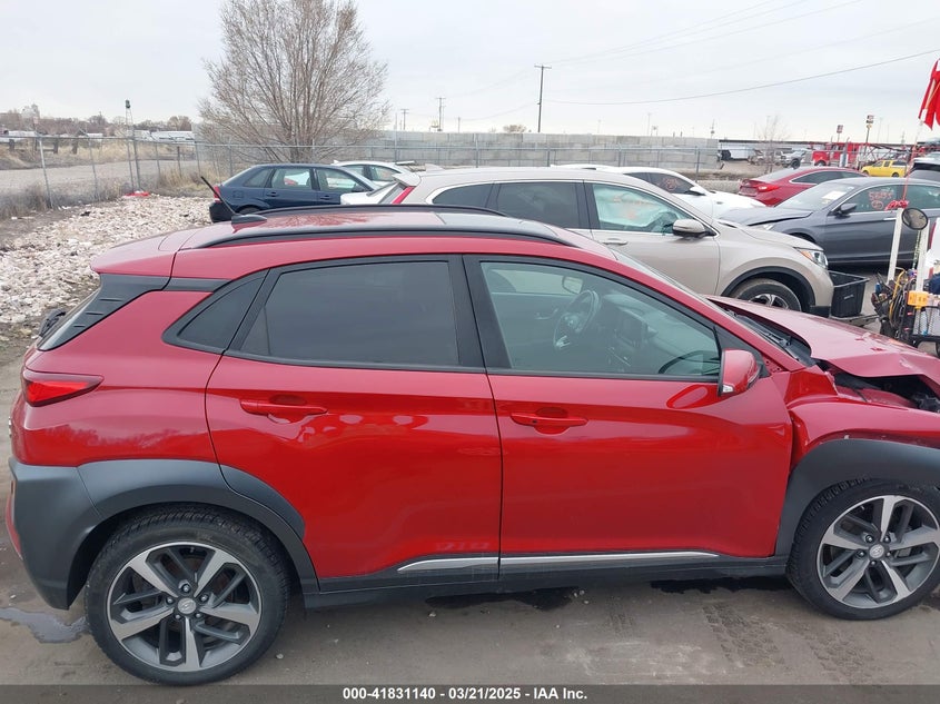 2018 Hyundai Kona Ultimate VIN: KM8K5CA59JU126126 Lot: 41831140