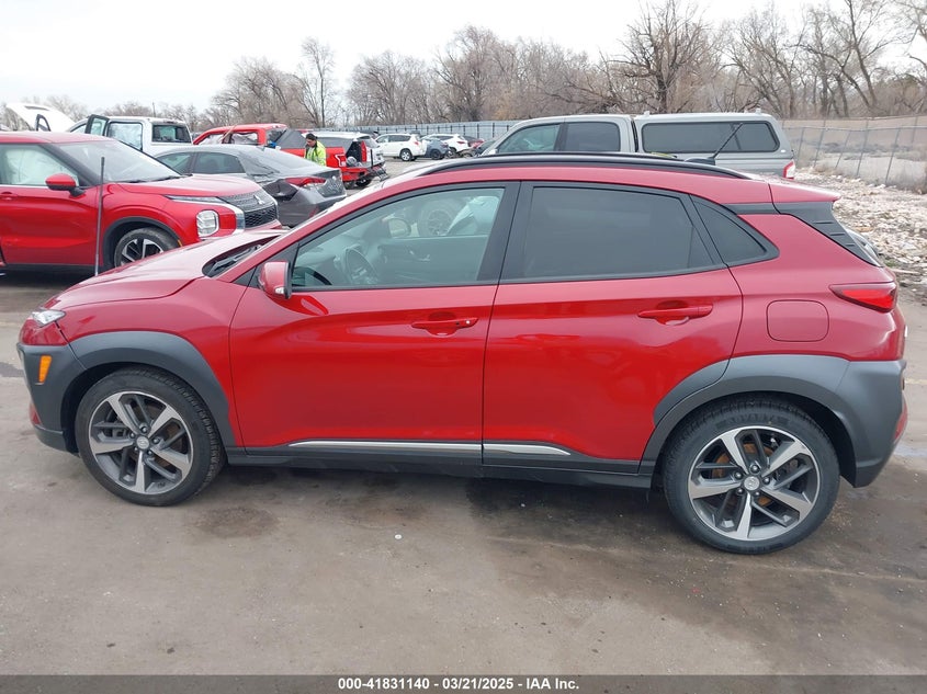 2018 Hyundai Kona Ultimate VIN: KM8K5CA59JU126126 Lot: 41831140