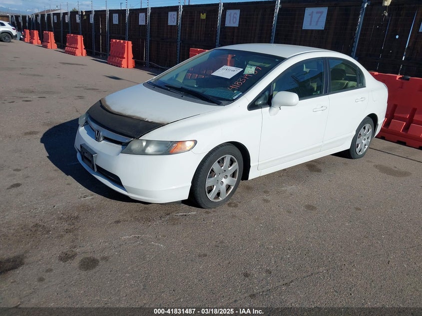 2007 HONDA CIVIC VIN: 1HGFA16547L117428