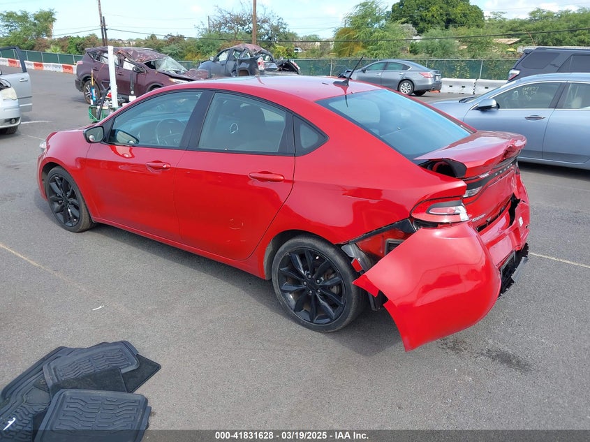 2016 DODGE DART VIN: 1C3CDFFA8GD791468