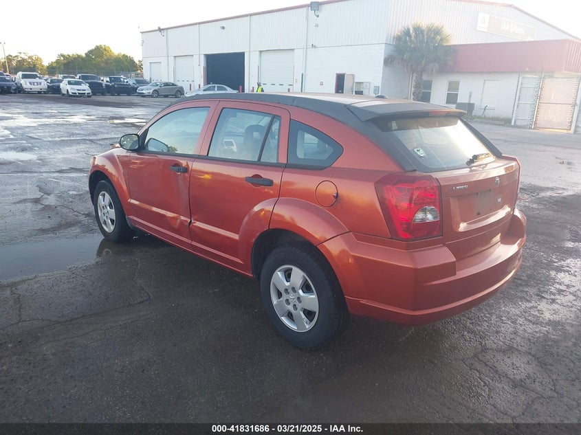 2007 DODGE CALIBER VIN: 1B3HB28BX7D155058