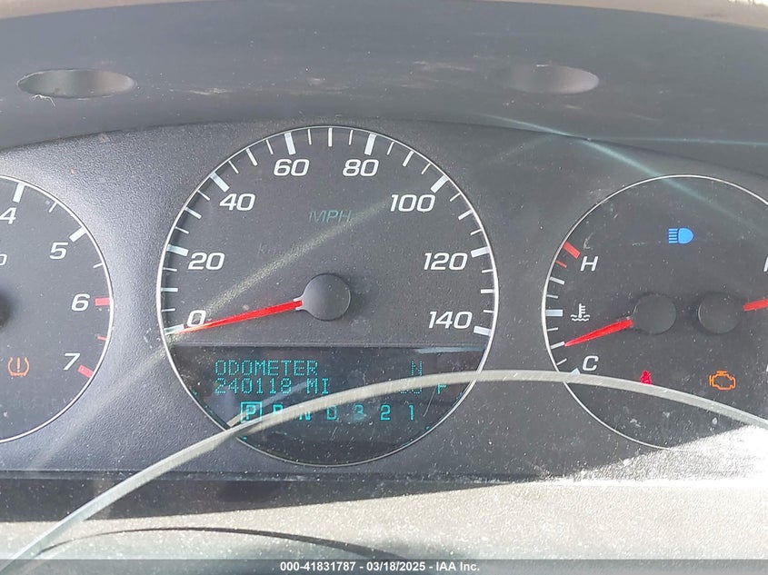2008 CHEVROLET IMPALA VIN: 2G1WU583081259218