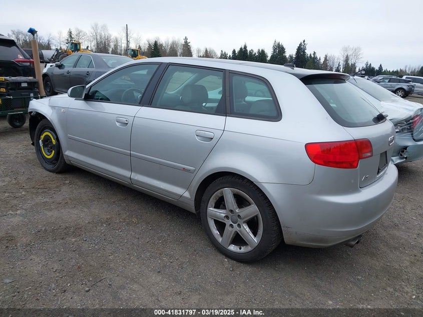 2008 AUDI A3 VIN: WAUKD78P58A032503